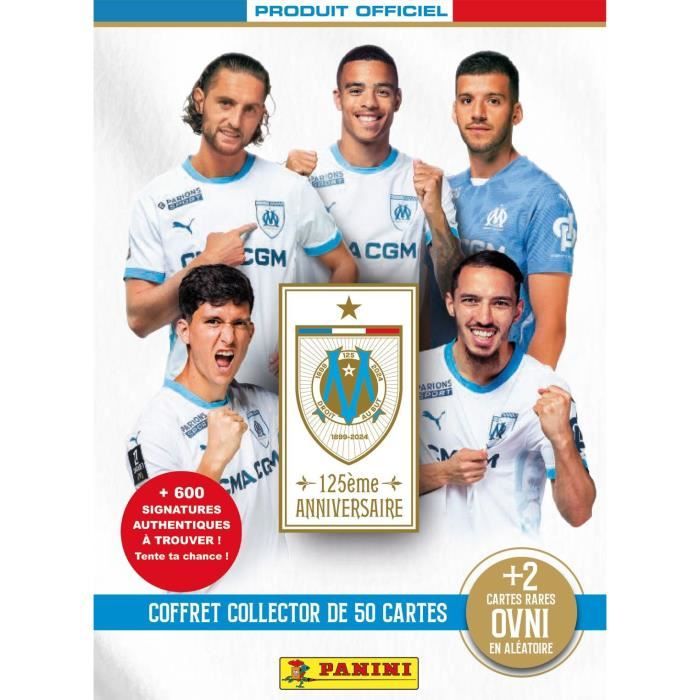 Image secondaire de Coffret collector - PANINI - 125 ans OM - 50 cartes