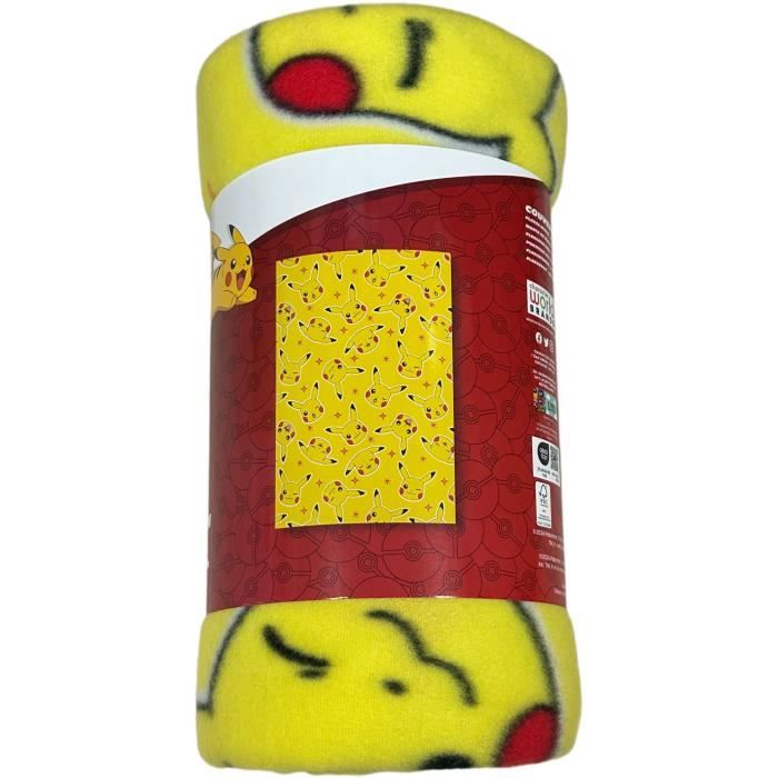 Image secondaire de Plaid - POKEMON - Visages Pikachu - 100 x 140 cm