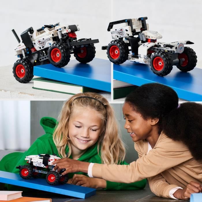 LEGO Technic 42150 Monster Jam Monster Mutt Dalmatien, 2-en1, Monster Truck Jouet, Voiture