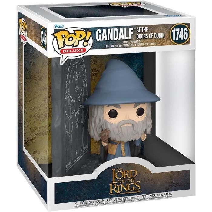 Figura - Funko - Gandalf en la Puerta de Durin - Deluxe - 9,5 cm - Brilla en la oscuridad