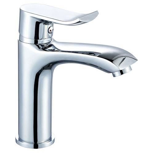 Mitigeur de lavabo - EDOUARD ROUSSEAU - Rangoon - Aérateur réducteur de débit - Cartouche céramique Ø 35 mm - Chromé