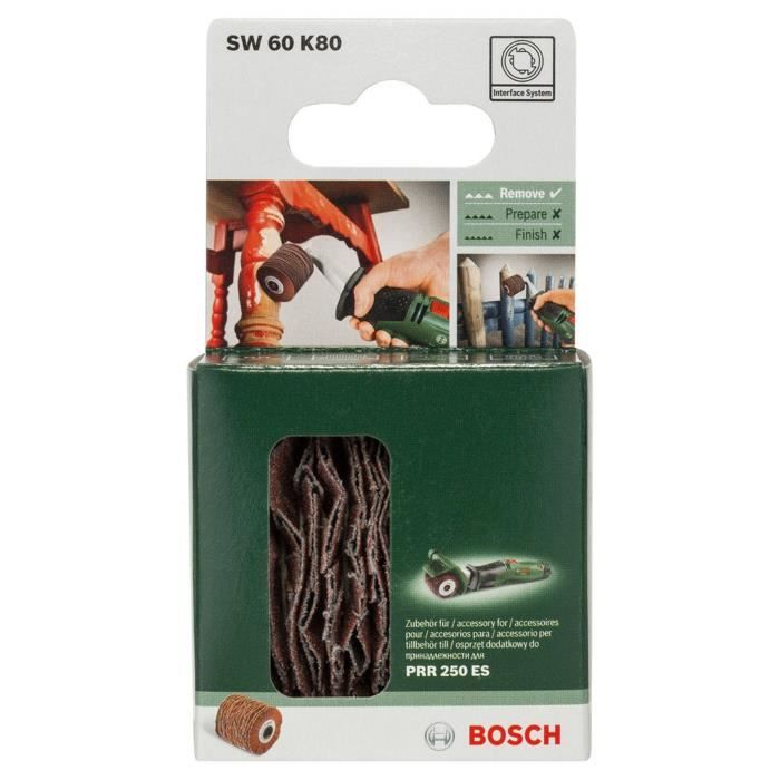 Accessoires PRR / TEXORO Bosch - Rouleau flexible 60mm Grain 80