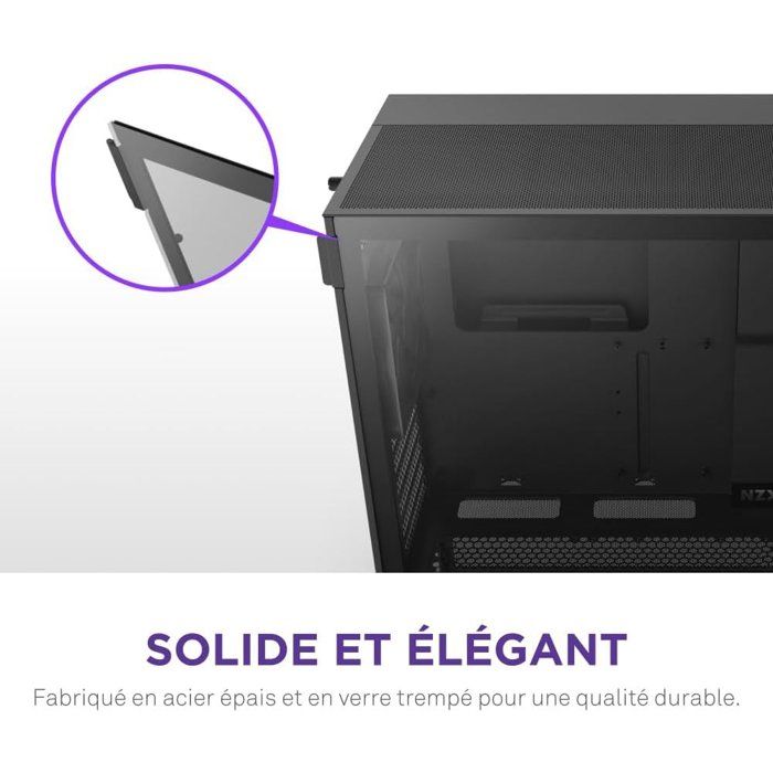 Image secondaire de Boîtier PC NZXT H5 Flow Compact ATX Noir