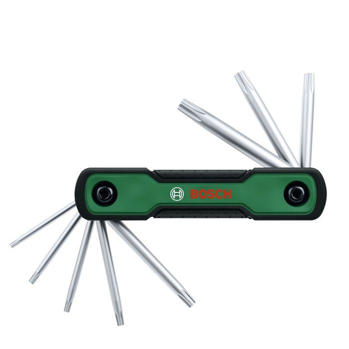 Image secondaire de Jeu de clés Torx pliables 8 en 1 Bosch pour bricolage