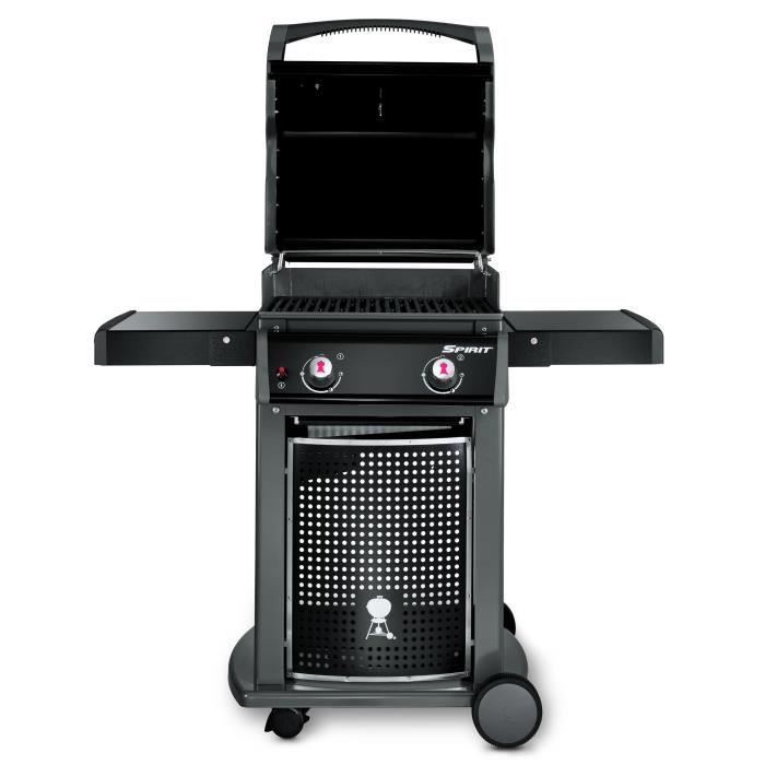 WEBER Barbecue Spirit Classic E-210 avec plancha - Acier émaillé - 48 x 12 cm - Noir