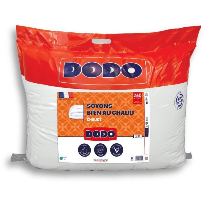 DODO - Piumino - Caldo - 240 x 260 - 400g/m² - VOLUPT'AIR - Bianco