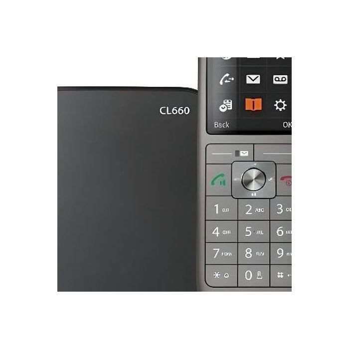 Image secondaire de Téléphone Fixe GIGASET CL 660 - Écran couleur rétroéclairé - Répertoire 400 contacts - Finition haut de gamme