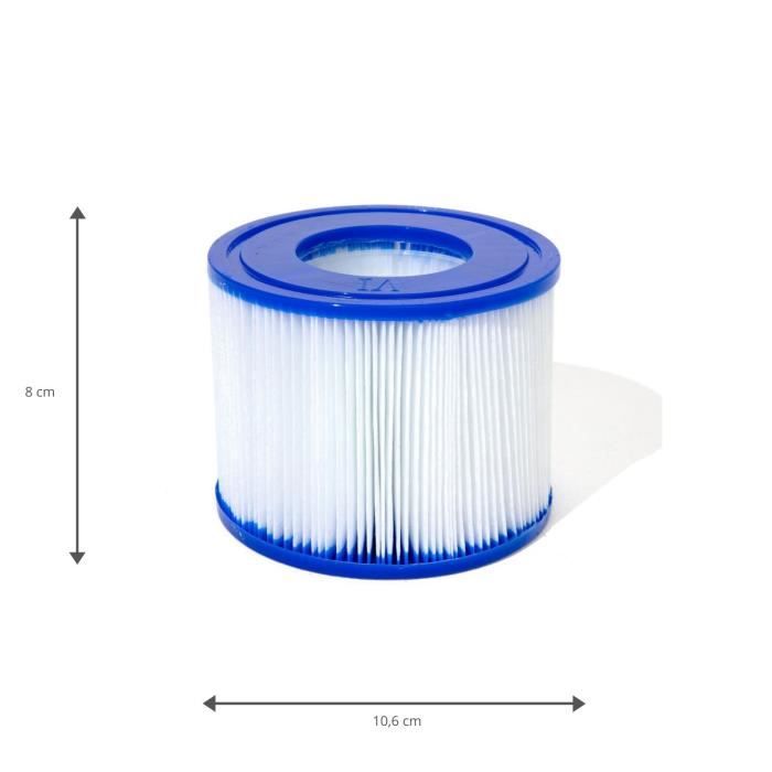 Image secondaire de Lot de 2 cartouches de filtration type VI pour spa BESTWAY