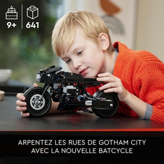 LEGO Technic 42155 Le Batcycle de Batman, Construction de Maquette, Jouet de Moto, Collection