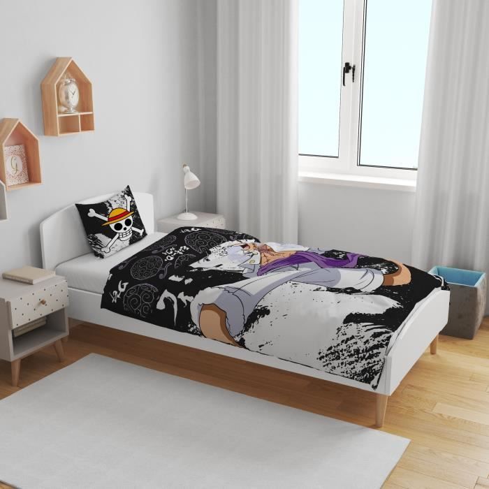 Image secondaire de Parure de lit - ONE PIECE - Luffy Gear 5 - Microfibre - 1 housse de couette 140 x 200 cm + 1 taie 63 x 63 cm