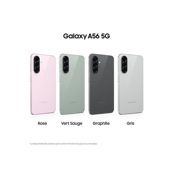 Image secondaire de SAMSUNG Galaxy A56 5G Smartphone 256 Go Vert sauge