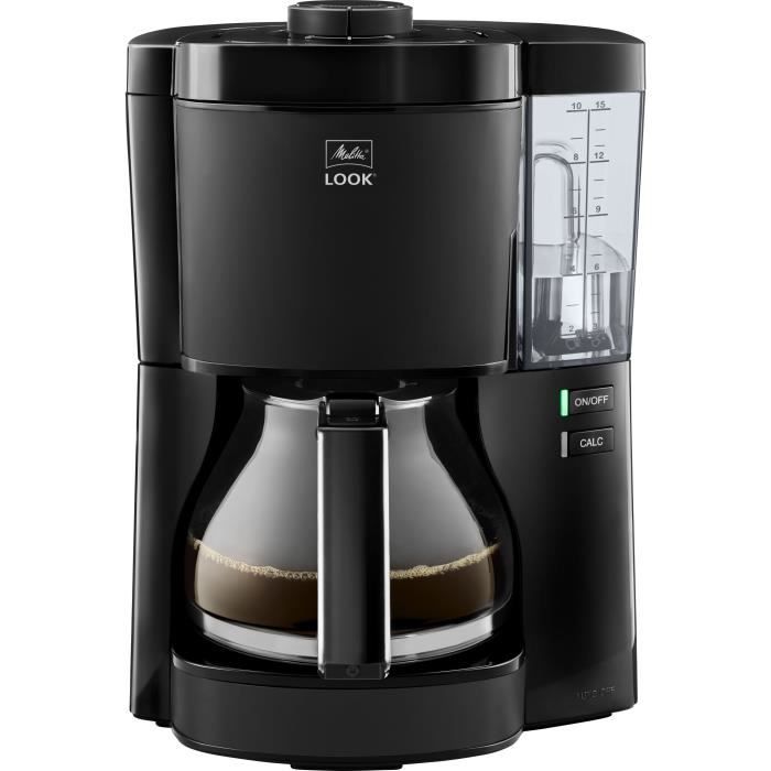 Macchina per il caffè - MELITTA - Look V Glass 1025-02 - 1080 W - 1,25 L - Nero