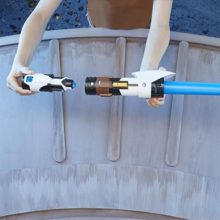STAR WARS - Lightsaber Forge - Sabre laser d'Obi -Wan Kenobi a lame bleue extensible - jouet de déguisement - des 4 ans