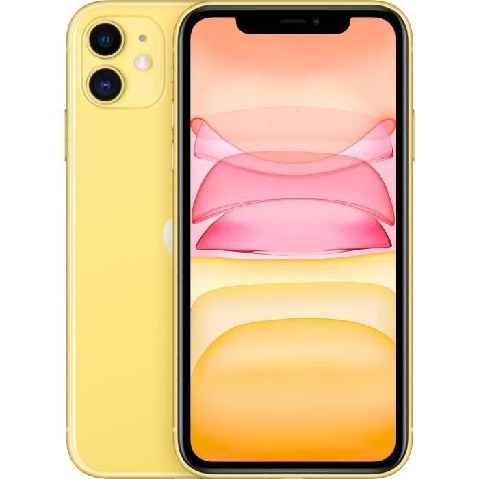 APPLE iPhone 11 128GB Yellow- sans kit piéton