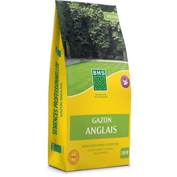 BHS English Turf - 5 kg per giardini di alta qualità