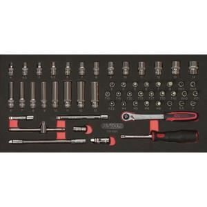 M�dulo - KS TOOLS - 713.1020 - M�dulo de dados y accesorios Ultimate - 1/4 - 54 piezas