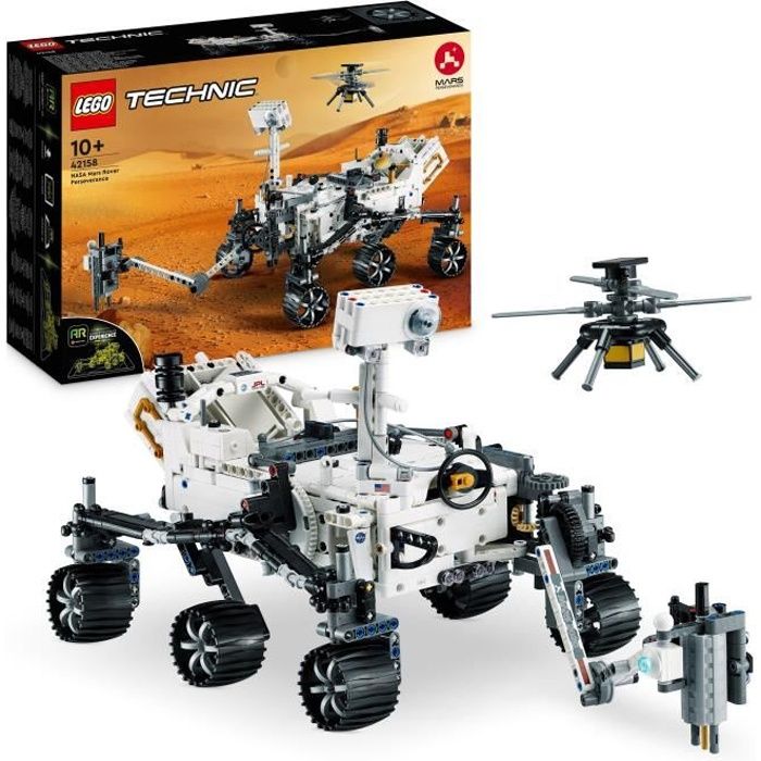 LEGO Technic 42158 NASA Mars Rover Perseverance, Jouet D?couverte de l'Espace, avec AR App