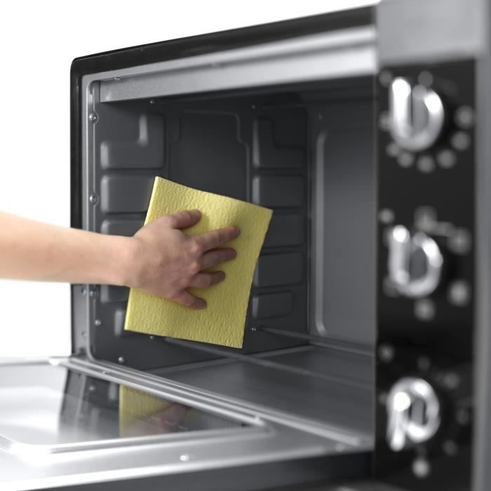 Image secondaire de Mini-four DELONGHI EO40123.S avec Chaleur Tournante et Tournebroche - 40L Noir