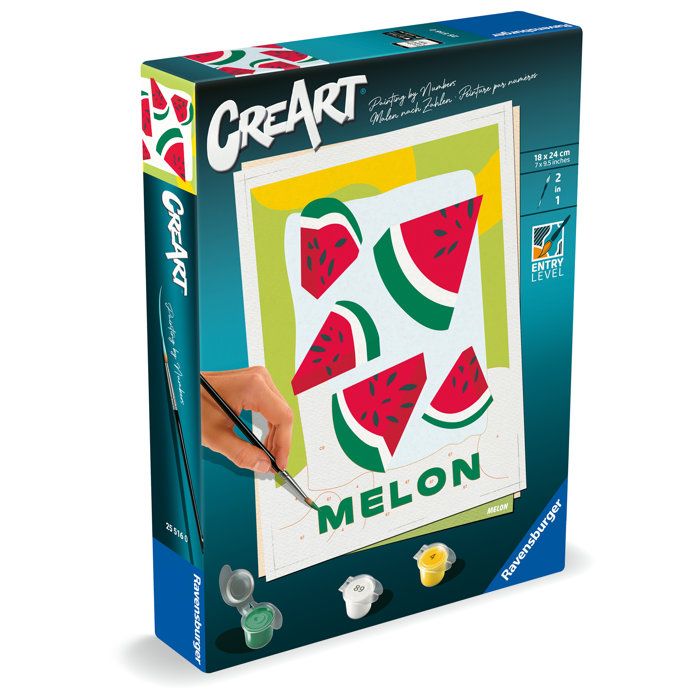 Image secondaire de Ravensburger CreArt - Peinture par Numéros Melon 18x24 cm pour Adultes