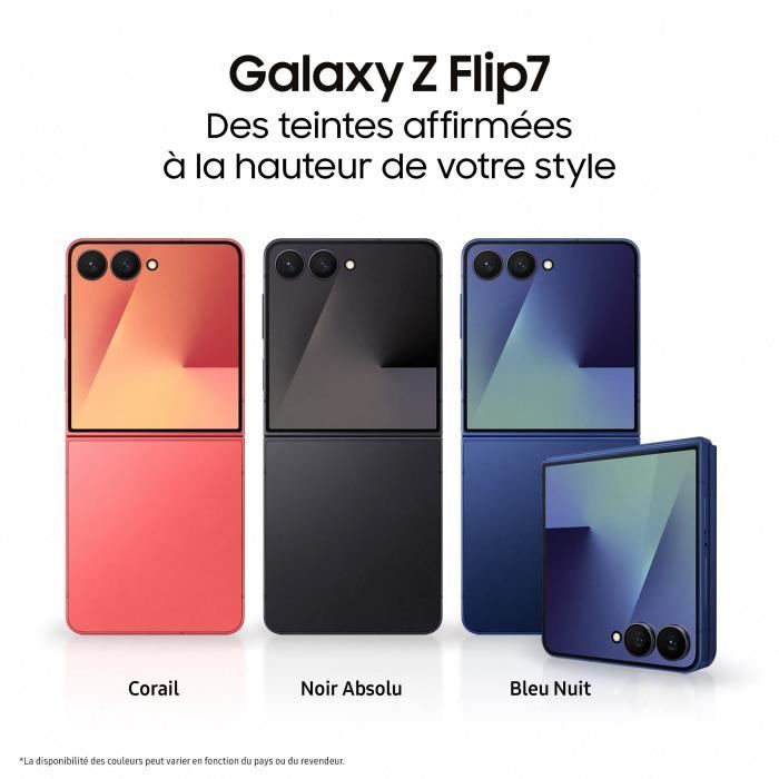 Image secondaire de Samsung Galaxy Z Flip7 5G Smartphone 512 Go Noir Absolu
