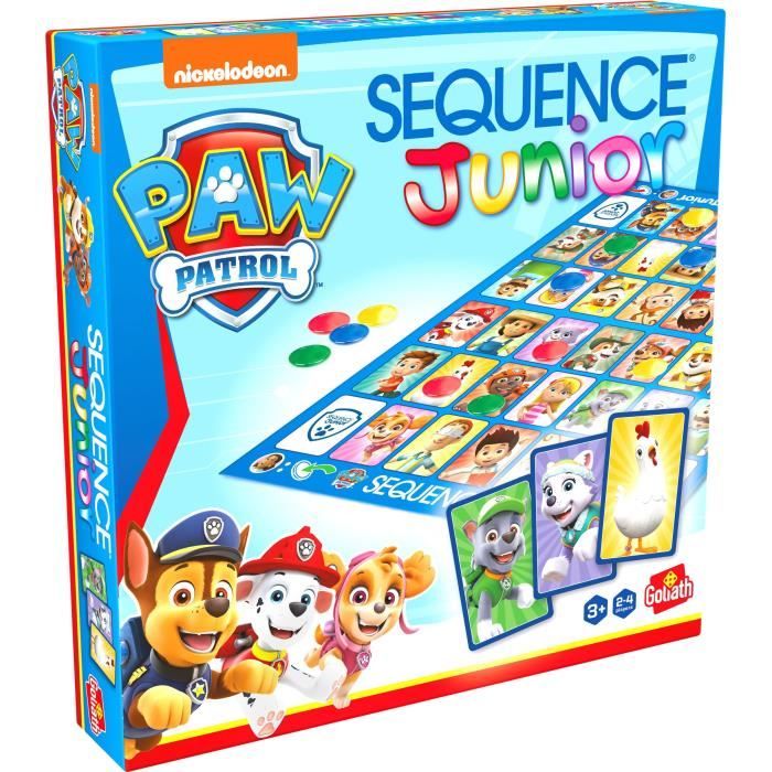 Gioco da tavolo - GOLIATH - Paw Patrol Junior Sequence - Gioco per famiglie per bambini di 3 anni