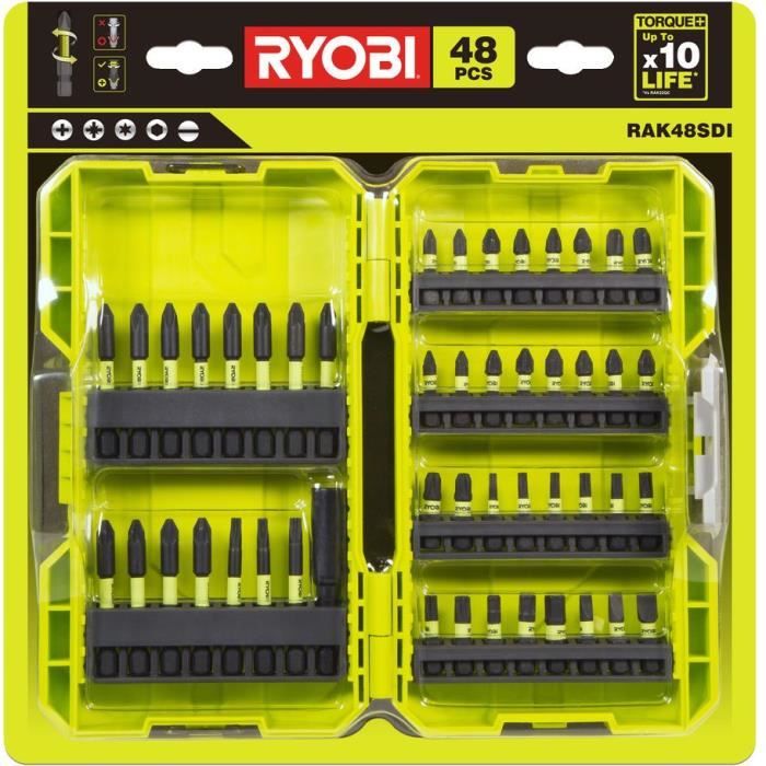 RYOBI RAK48SDI - Shockproof Case 48 Screwdriving Accessories