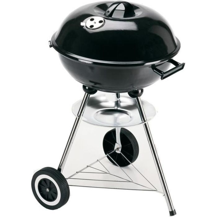 Barbecue a griglia a carbone con griglia Chef Chef - Acciaio - Nero