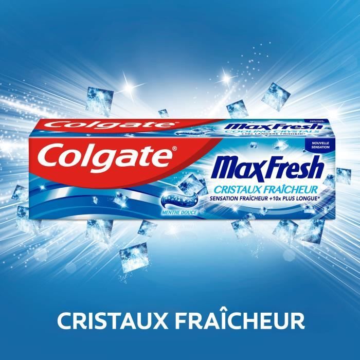 [Lot de 12] COLGATE Dentifrices Max Fresh fraîcheur - 75 ml