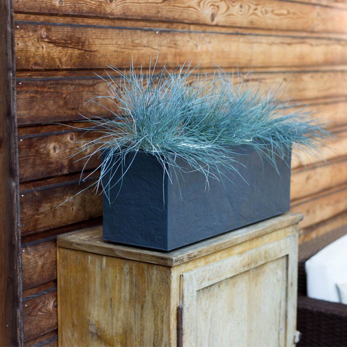 Image secondaire de Jardinière Volcania Up EDA - 25L en Gris Anthracite pour Intérieur et Extérieur
