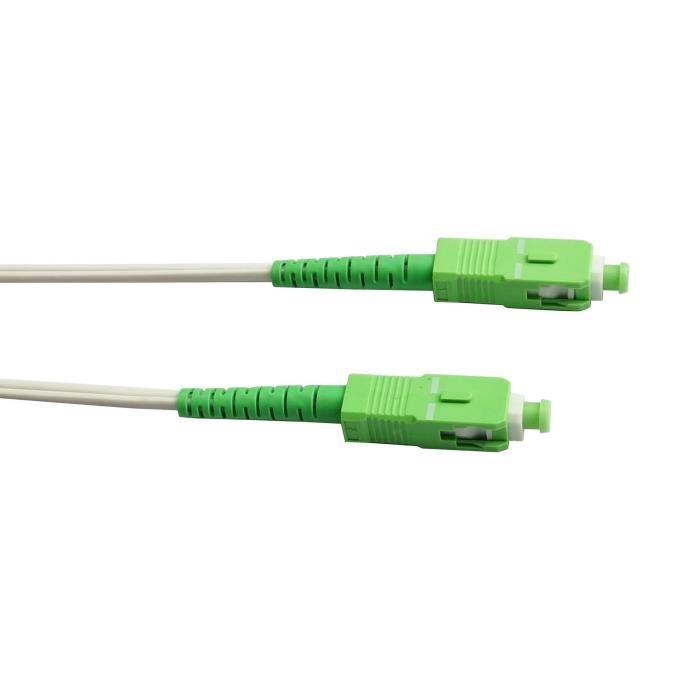 Câble fibre optique pour Livebox, SFR box et Bbox 2m00