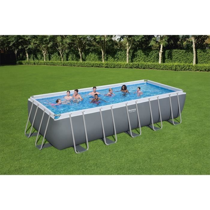 Image secondaire de Kit Piscine Hors Sol Tubulaire BESTWAY Steel Pro Max - 640 x 274 cm