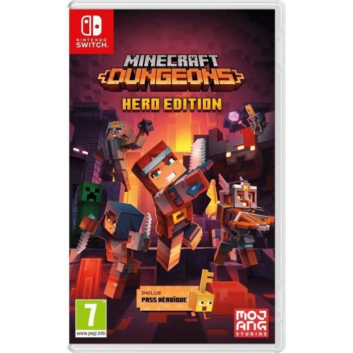 Minecraft Dungeons - Hero Edition (Pass Héroique inclus) - Jeu Nintendo Switch