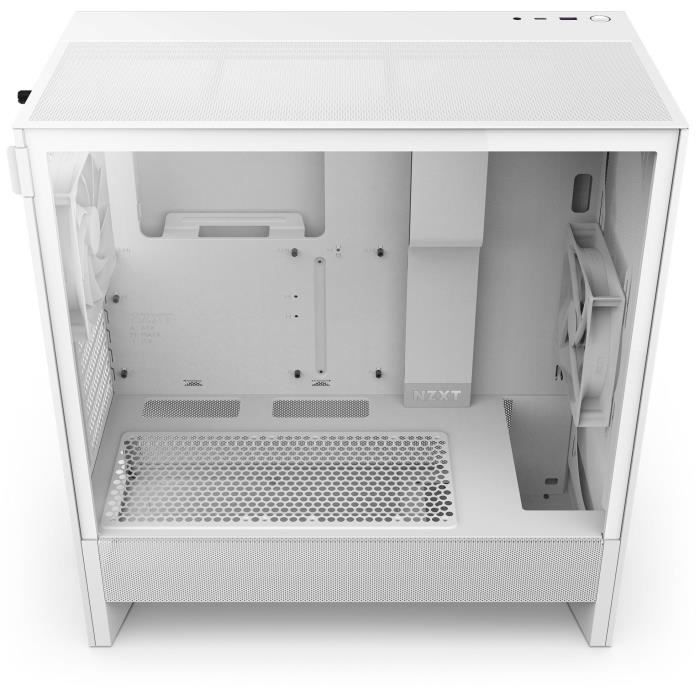 Image secondaire de Boitier moyen-tour compact ATX - NZXT - CC-H52FW-01 - H5 Flow - Blanc