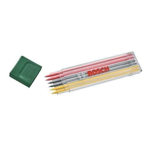 Bosch Set de 6 mines graphites multicolores