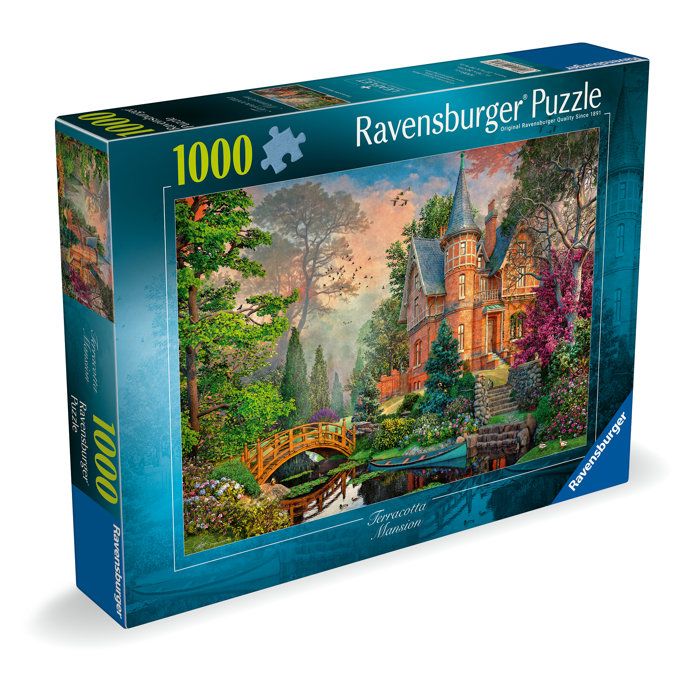 Image secondaire de Puzzle Ravensburger 1000 pièces - Manoir Terracotta pour Adultes