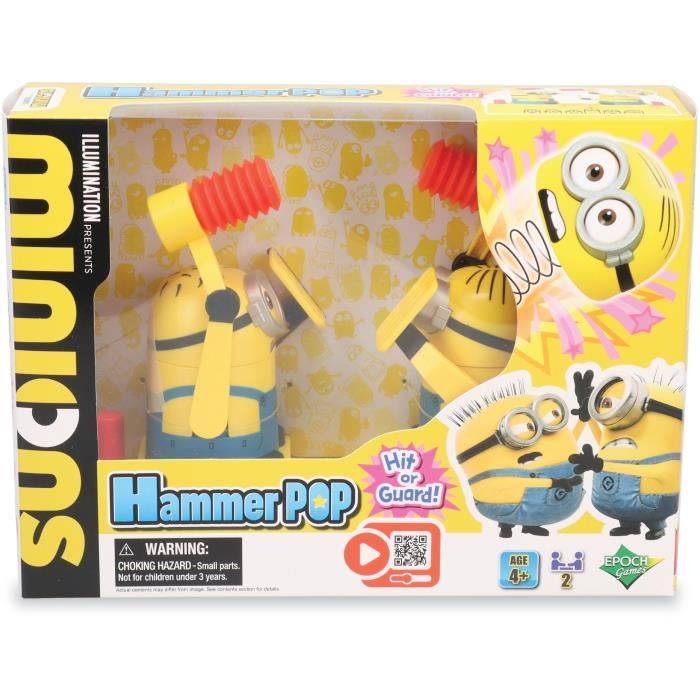 Gioco di abilità - GIOCHI EPOCH - Minions Hammer POP - Tocca la testa del Minion, vinci il punto!