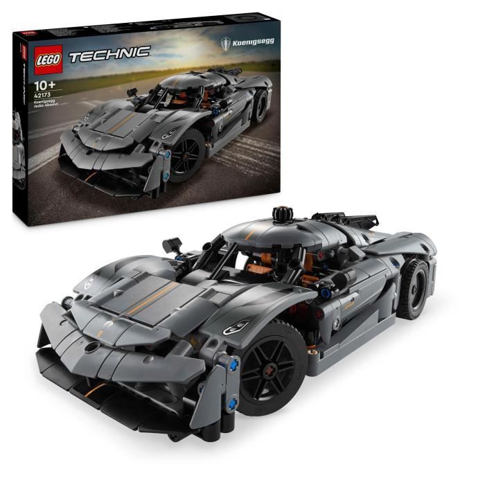 LEGO Technic 42173 Hypercar Koenigsegg Jesko Absolut gris - Juego de construcci�n