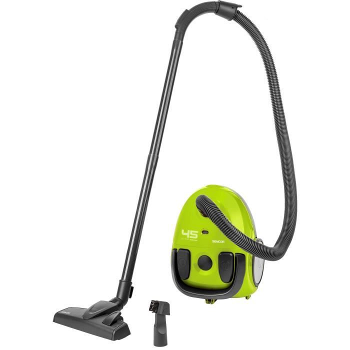 Aspirateur tra�neau avec sac - SENCOR - SVC 45GR-EUE3 - Moteur ECO 850 W - 79 dBA - 1,5 L - Vert