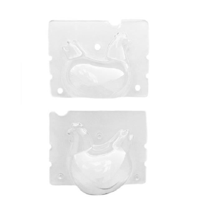 FRIFRI ZCMOUL5 - Moules 3D Poule de Pâques - Sans BPA - Facile a utiliser - Instructions d'utilisation incluses