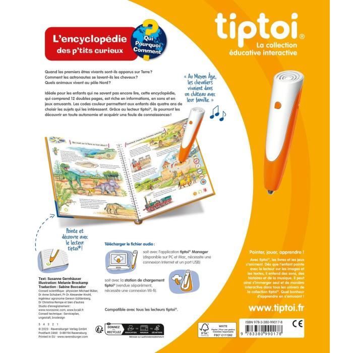 Image secondaire de tiptoi L'encyclopédie des p'tits curieux, Livre interactif, Jeu éducatif électronique sans écran, Des 4 ans, 13099017, Ravensbur