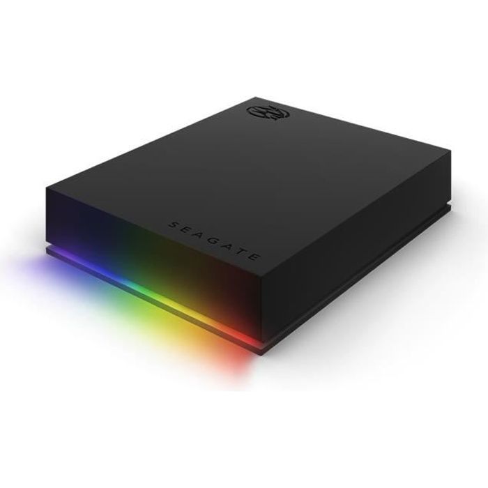 SEAGATE Disque dur 5 To FireCuda Gaming HDD + customizable RGB - Compatible Razer Chroma