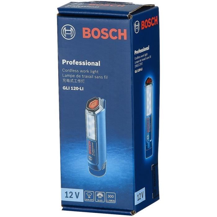 Lampe torche sans fil BOSCH PROFESSIONAL - 12V - GLI 12V-300 (sans batterie)