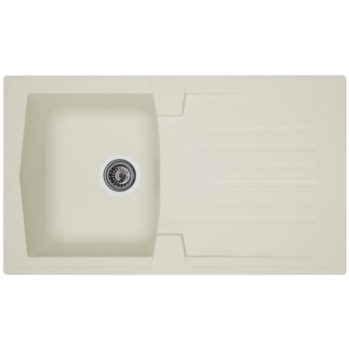 Sink Arena 1 cassetto solido bianco