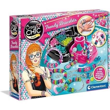 CLEMENTONI Crazy Chic - Braccialetti multicolori - Creazione di gioielli