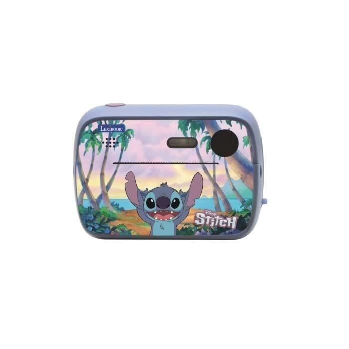 LEXIBOOK- Fotocamera istantanea Starcam foto + video Stitch - Due sensori da 1,3 MP - Flash schermo LCD da 2 pollici incluso - Blu