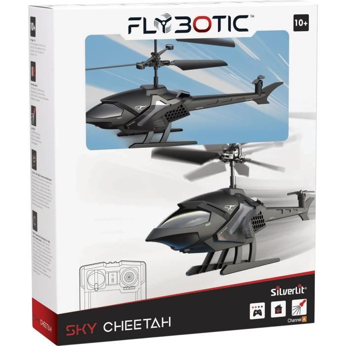 Hélicoptere télécommandé - FLYBOTIC - Sky cheetah - 24cm - 3 canaux - Des 10ans