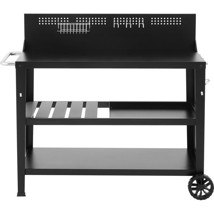 Image secondaire de Chariot Multifonction COOKINGBOX avec Plateau Supérieur 100x50 cm