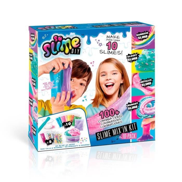 CANAL TOYS - Slime - Mix'in Kit - Pack 10 Slimes