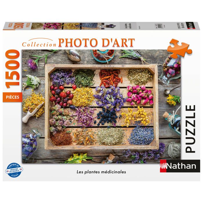 Image secondaire de Puzzle Nathan 1500 pièces - Les Plantes Médicinales