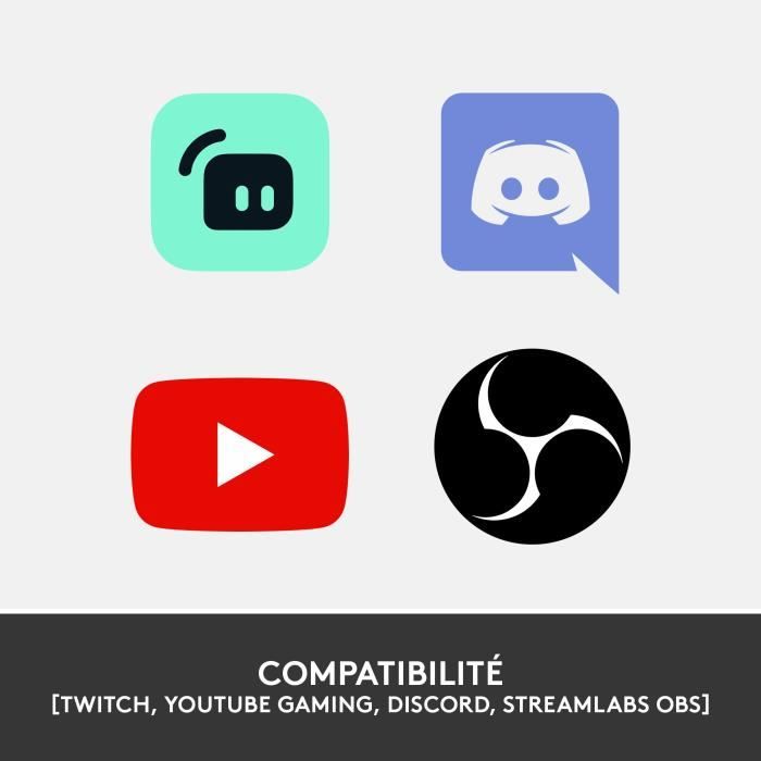 Webcam FHD Logitech Black